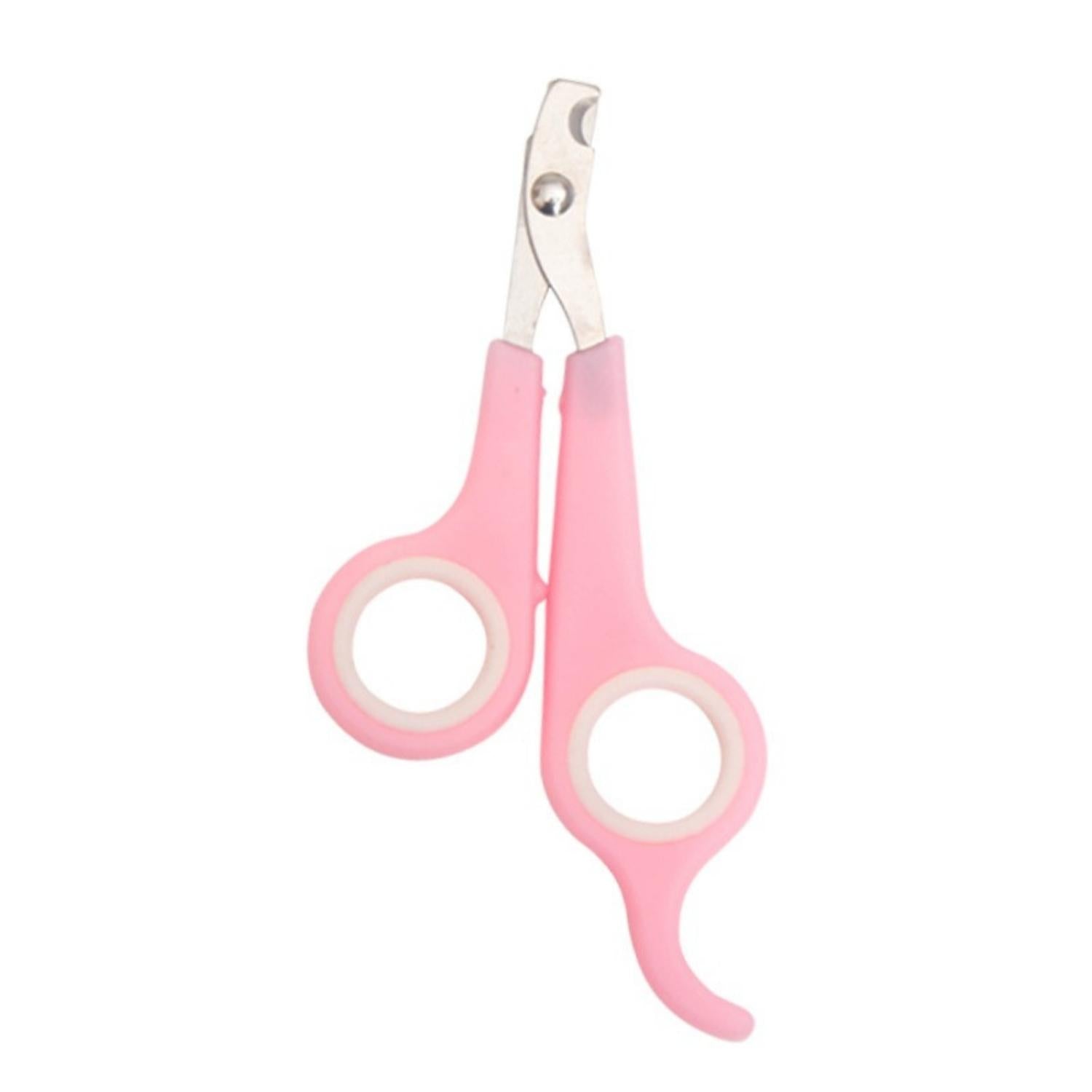 Purrfect Dieren Nagelknippers kleine roze huisdier clipper met haak handvat